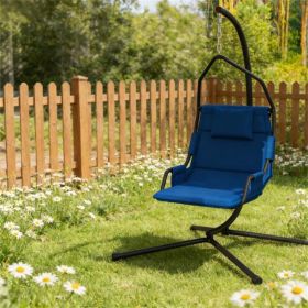 Hammock, hanging swing, dark blue