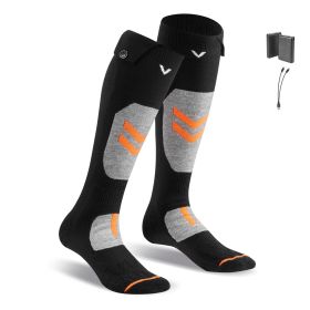 Heated Socks, Medium Size, 5000mAh Battery Rechargeable Heating Socks with 4 Heating Levels, Electric Heated Sock with APP Control for Men Women