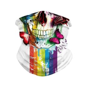 Skull Digital Men And Women Outdoor Mask Sport Climbing Insect-proof (Option: BXHA009-Free Size)